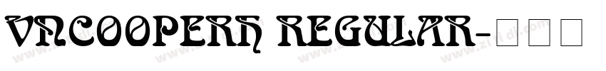 VNCooperH Regular字体转换